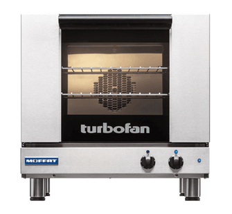 Turbofan Convection Oven, 3 tray-(460w x 330d, 85mm spacing), 12A, bi-rev fan.