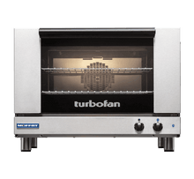 Turbofan Convection Oven, 2 tray-(460w x 660d, 115mm spacing), 12A, bi-rev fan.