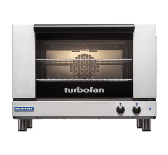 Turbofan Convection Oven, 2 tray-(460w x 660d, 115mm spacing), 12A, bi-rev fan.