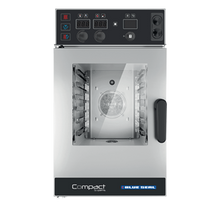 Compact Combi Oven, 6 x 1/1 tray, electric, 7.75kW, 3Ø, 510mmw x 800d x 880h, LCS auto-wash