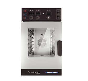 Compact Combi Oven, 6 x 2/3 tray, electric, 5.25kW, 3Ø, 510mmw x 625mmd x 880mmh, LCS auto-wash