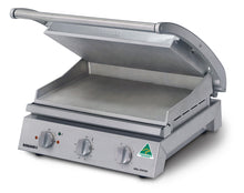 Grill Station, 8 slice smooth plates, Teflon coated, 10amp