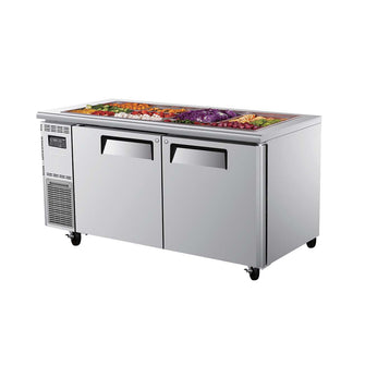 TurboAir Salad Prep Bench Buffet, 14 pans, 420lt, 2 solid doors, 1500 x700 x978h