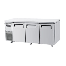 TurboAir Under Counter freezer, 538lt, 3 solid doors, 1800 x700 x800h