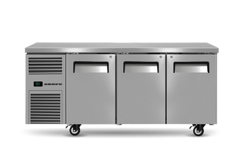 SKOPE Reflex Underbench freezer 3 solid doors, R290,Connect,1750 x700 x855h