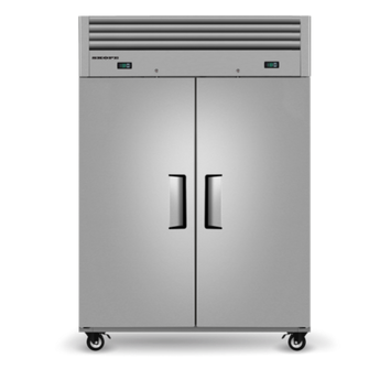 SKOPE Reflex 2 solid door upright fridge/freezer, S/steel, R290,Connect, 1400 x 820 x 2035h