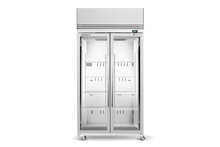 SKOPE-TMF1000N-A 2 glass door Upright freezer, R290,Connect,1130 x 745 x 2200h