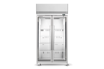 SKOPE-TMF1000N-A 2 glass door Upright freezer, R290,Connect,1130 x 745 x 2200h