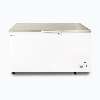 Chest Freezer, S/S solid top, 492L,1550mm wide