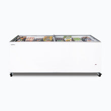 Chest Freezer, Flat top Glass, 670L, 2055mm wide