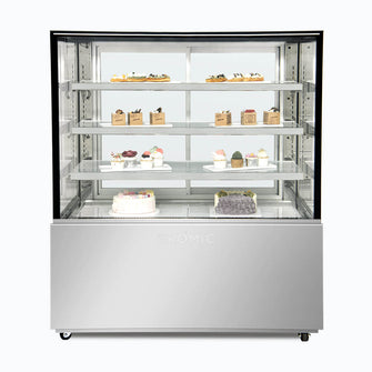 Cake/Food Display, 3 shelves + base, 1200w x 700d x 1300h, 430lt