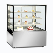 Cake/Food Display, 3 shelves + base, 1200w x 700d x 1300h, 430lt