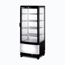 Counter Top Chiller, curved glass door, 100 litres, LED lights, light box