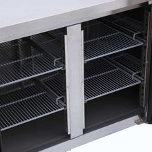 Under Counter freezer cabinet, 4 solid doors,2230 x 700 x 860h