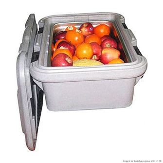 Insulated Top Loading Food Pan Carrier, 6.8litre. 440x380x100h, suit 1/2GN pans