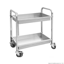 Trolley Stainless Steel 2 Basin Tier